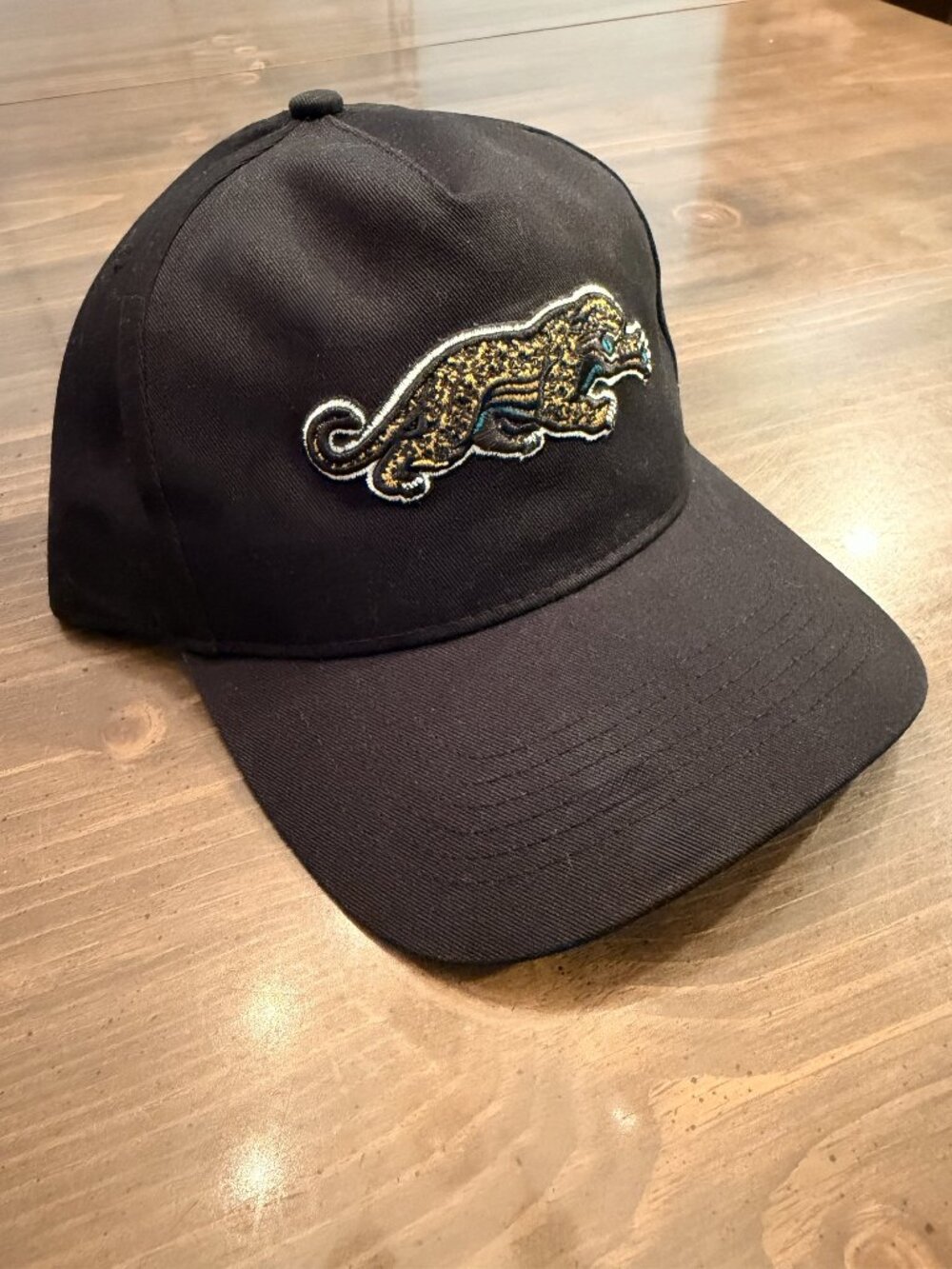 Jacksonville Jaguars '47 Brand Hat Black Leaping Jaguar Logo Adjustable NFL Cap